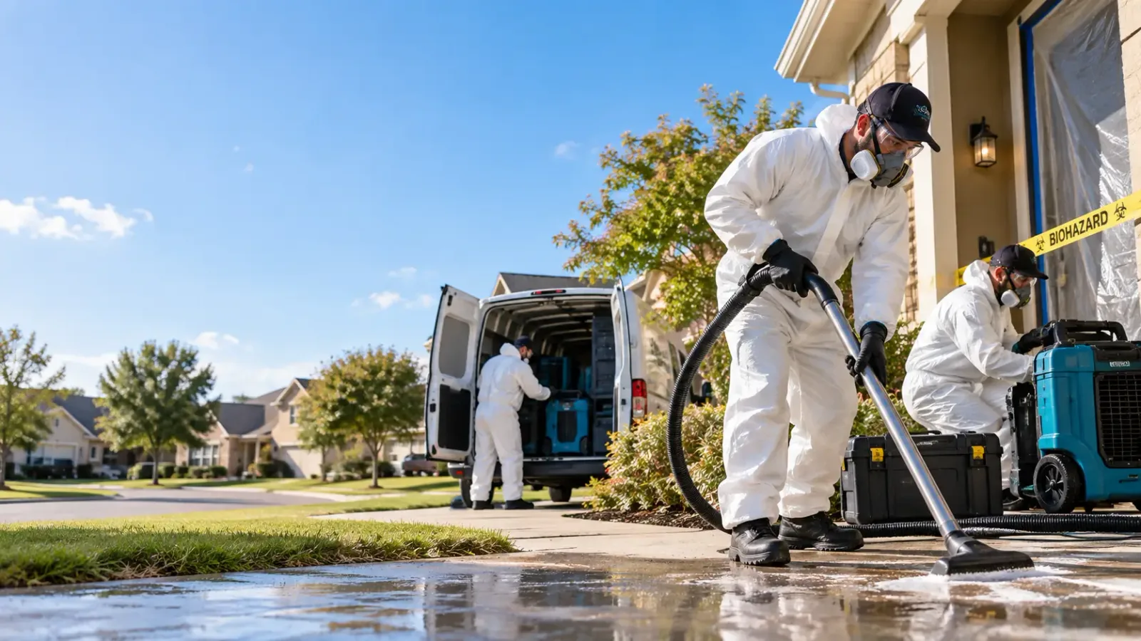 Biohazard Cleanup in West, TX